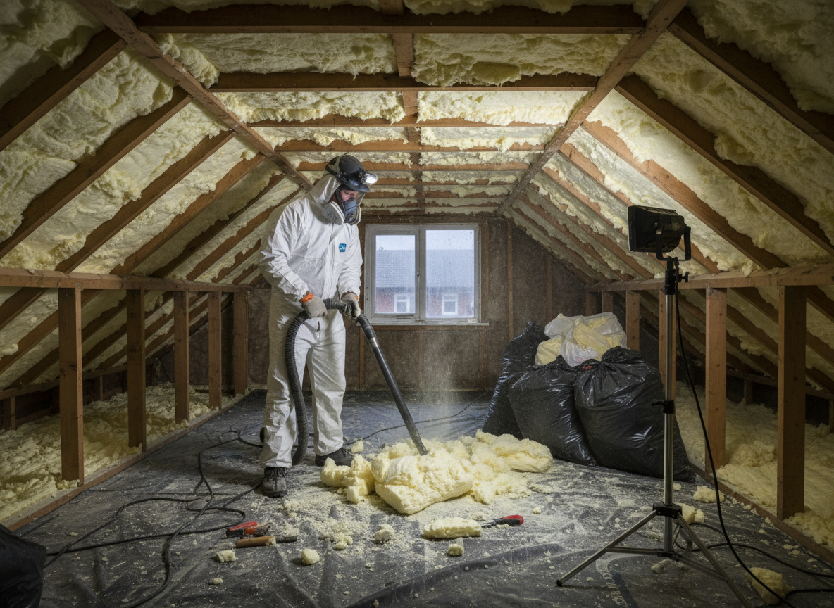 Spray Foam Removal Scunthorpe in Grimsby, Lincolnshire DN31