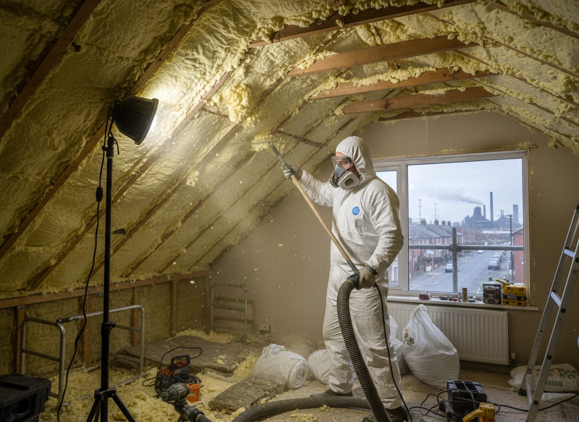 Thermal Spray Foam Removal in Scunthorpe, Lincolnshire